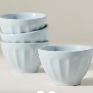 The Latte Stoneware Nut Bowls, Set of 4: Amelie Edition