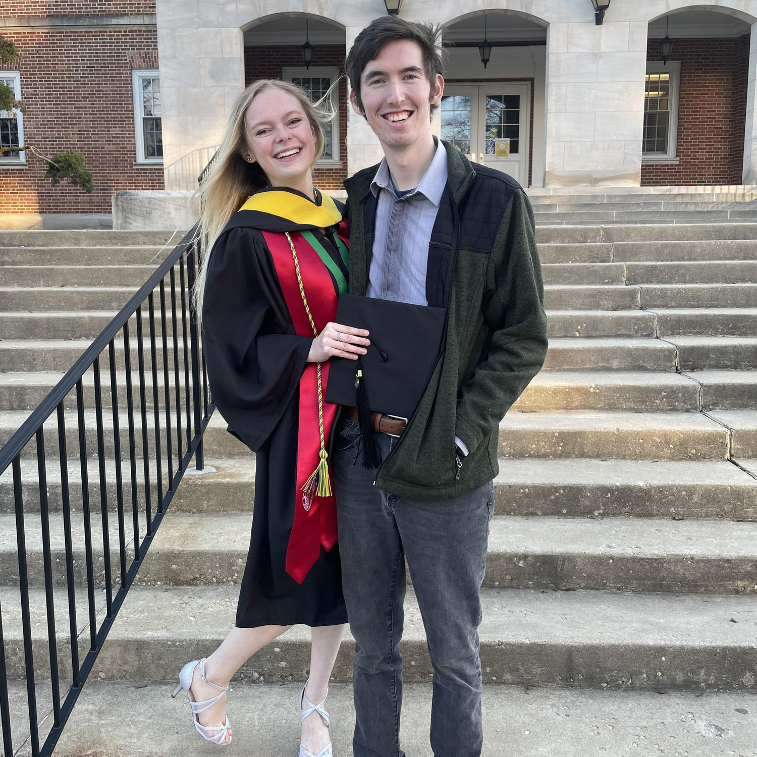 Sarah's graduation from the University of Maryland (December, 2021).