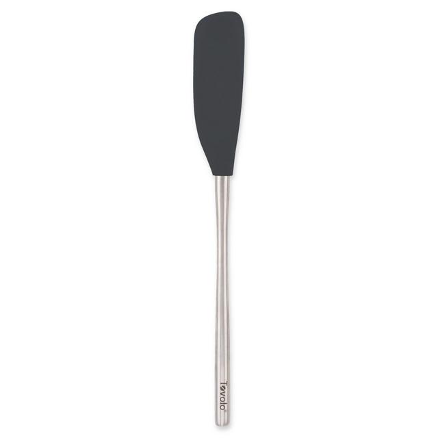 Tovolo Flex-Core™ Stainless Steel Handled Jar Scraper in Charcoal