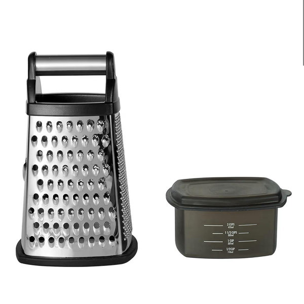 KitchenAid Gourmet Box Grater, Charcoal Gray, 10 Inch
