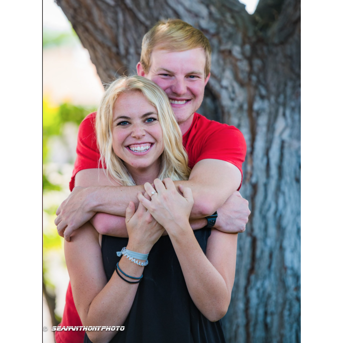 This was our first full day as an engaged couple! Those smiles didn't leave our faces.