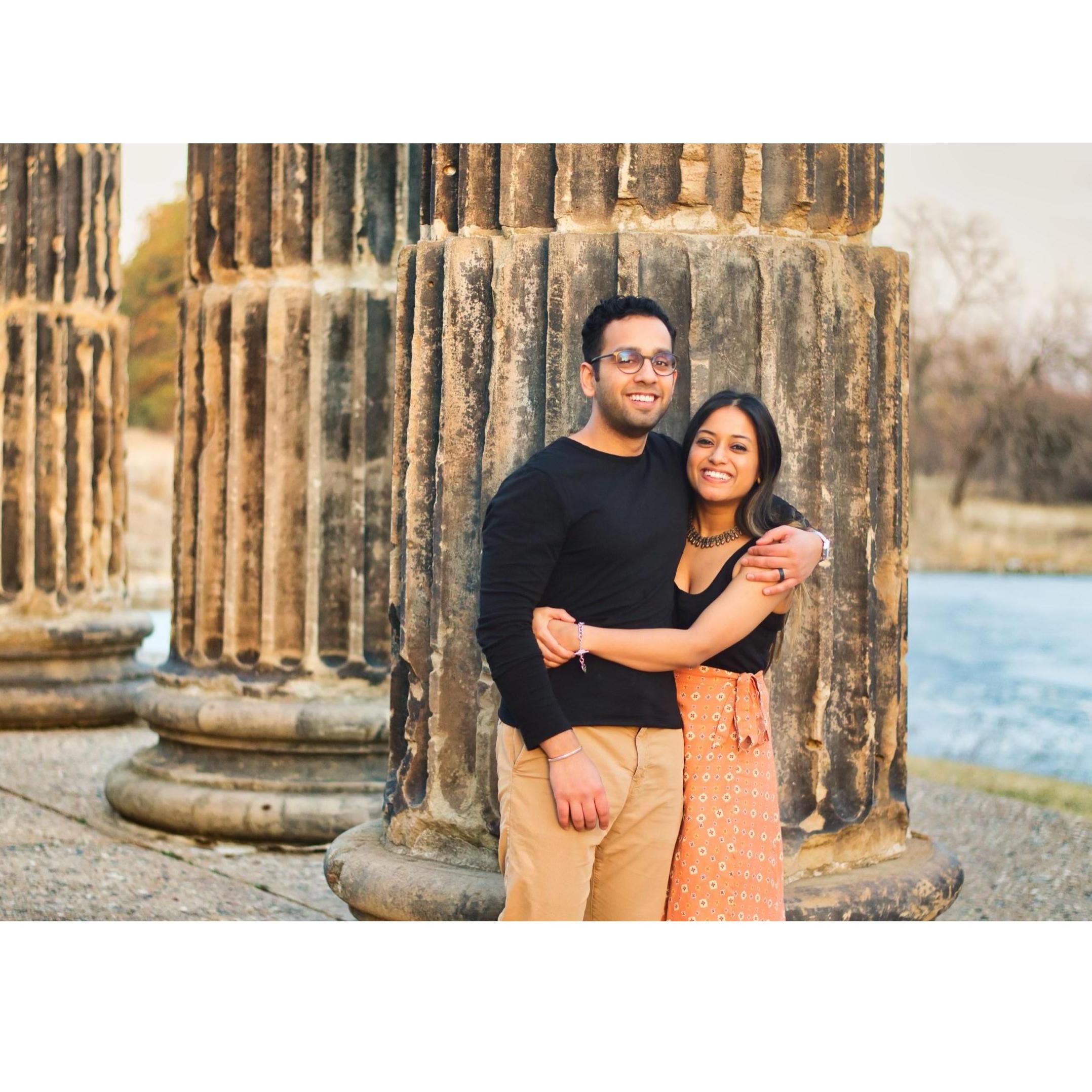 Jaideep popped the question! February 2021.