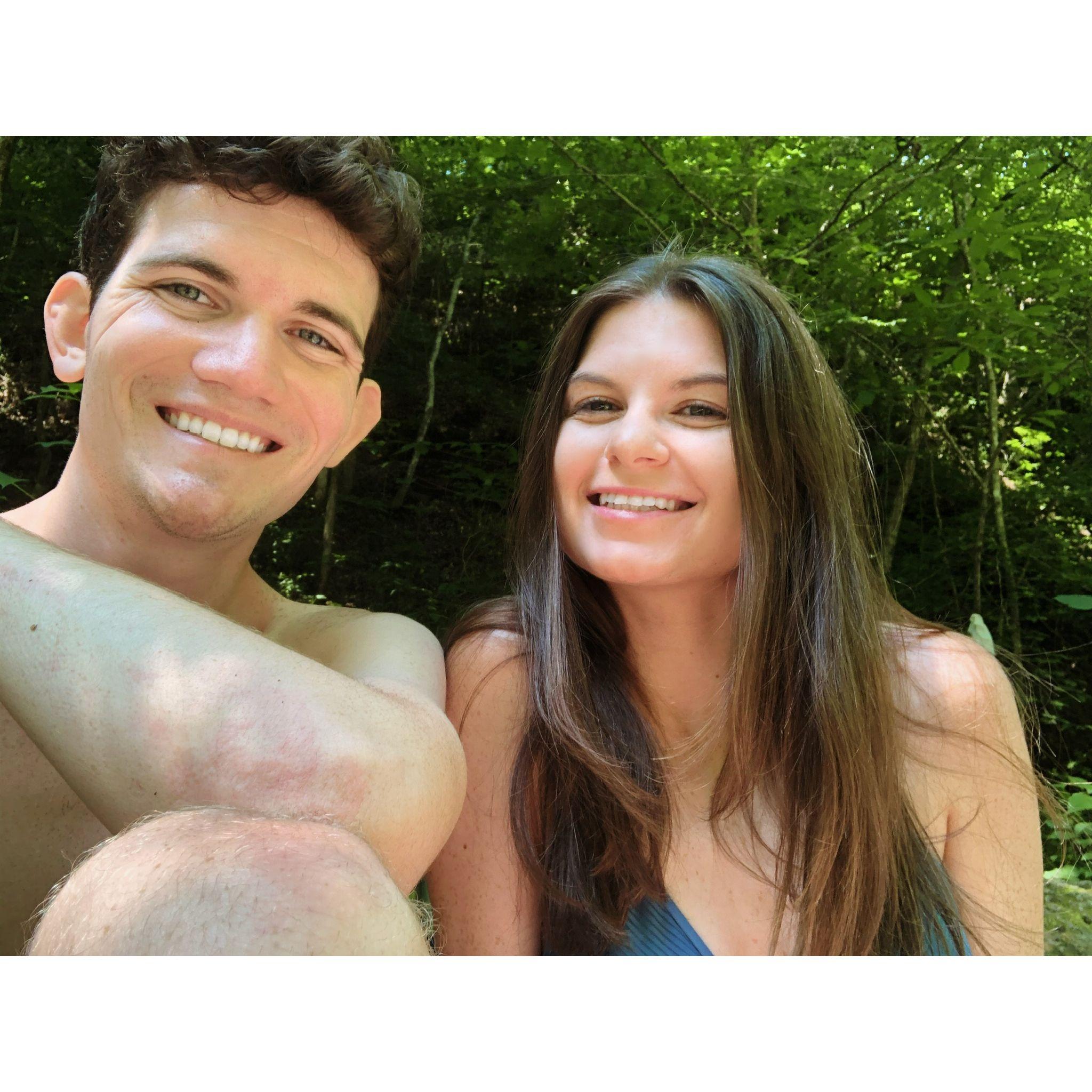 2020 - Social distancing at our favorite swimming hole outside of Nash