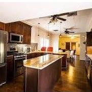 Kitchen of one of the cottages