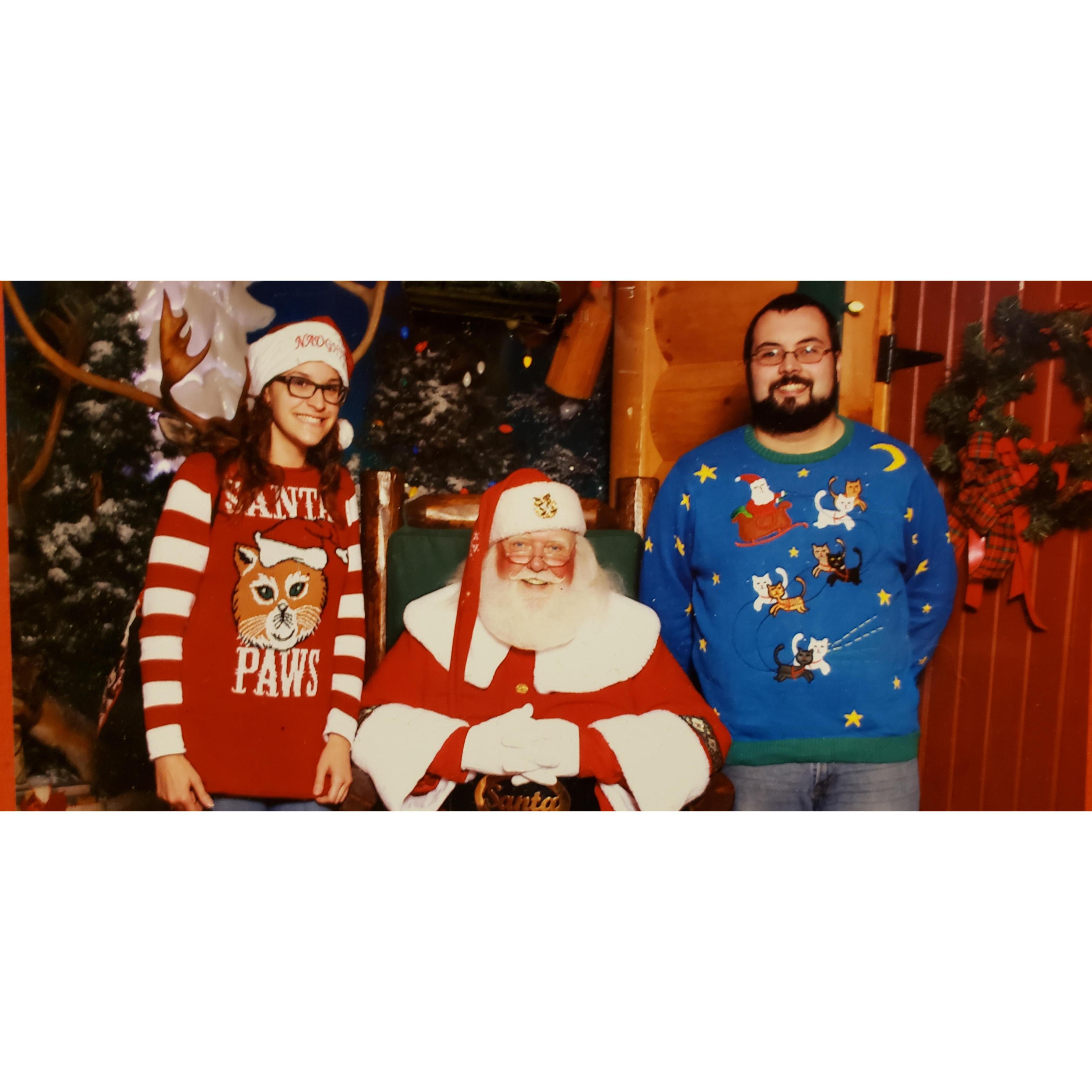 Santa says we've been very good!