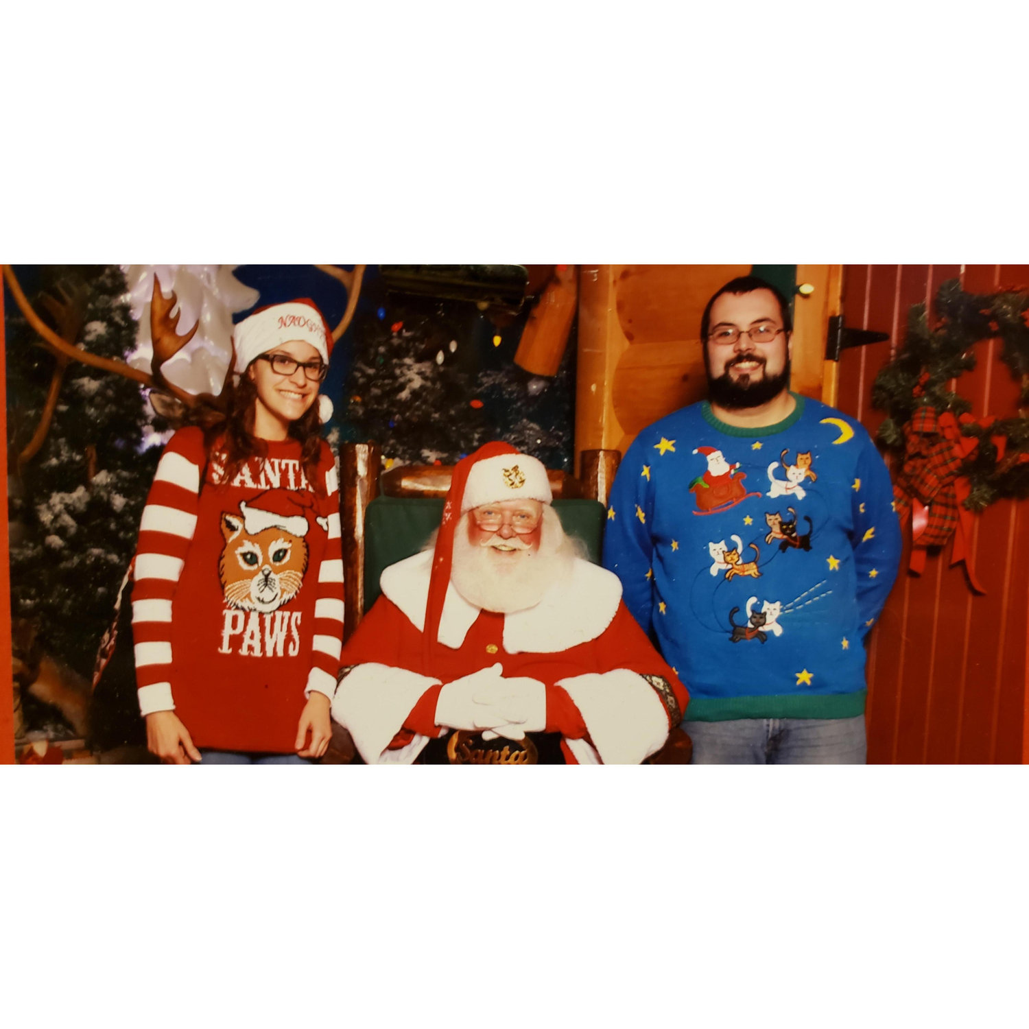 Santa says we've been very good!