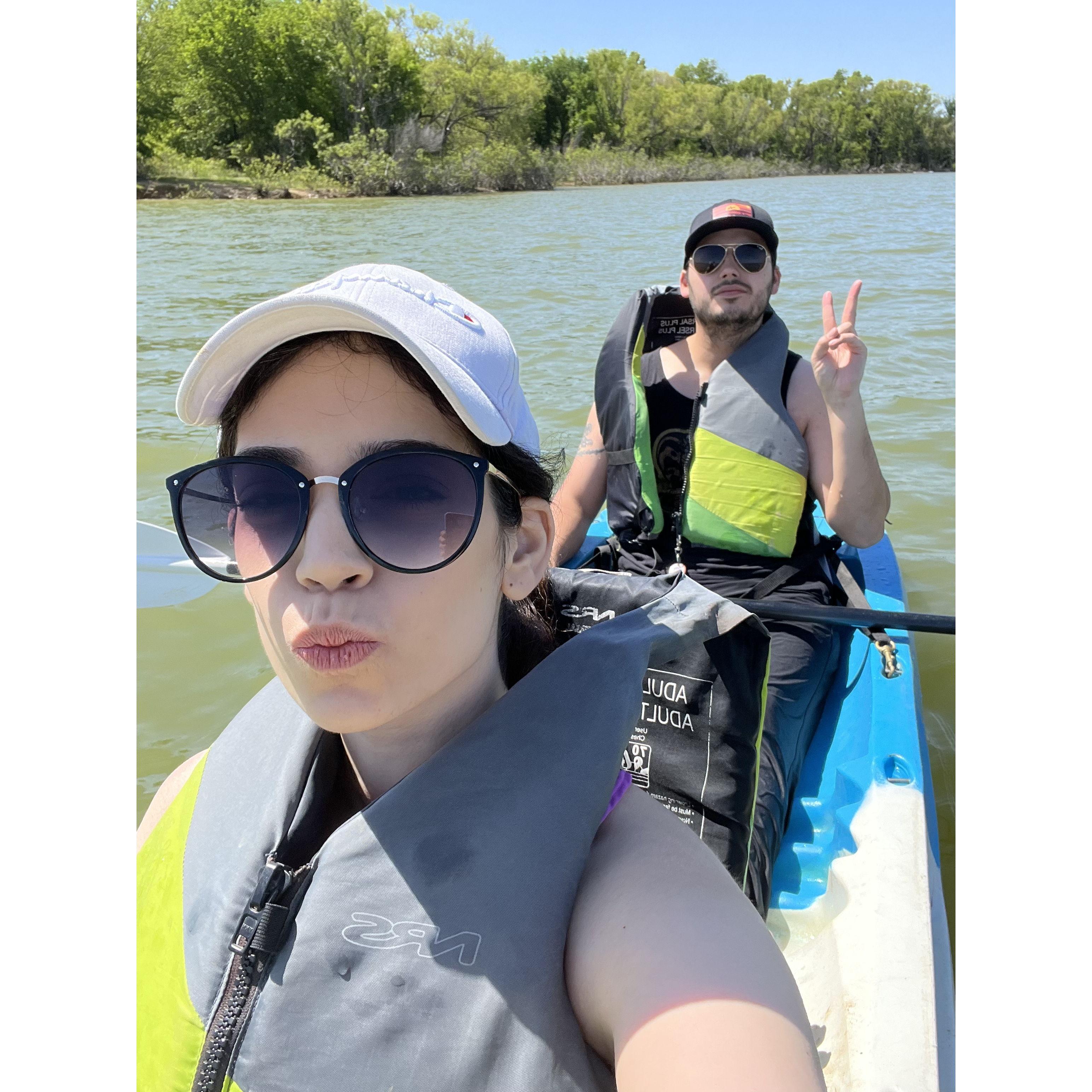 Kayaking, summer 2023