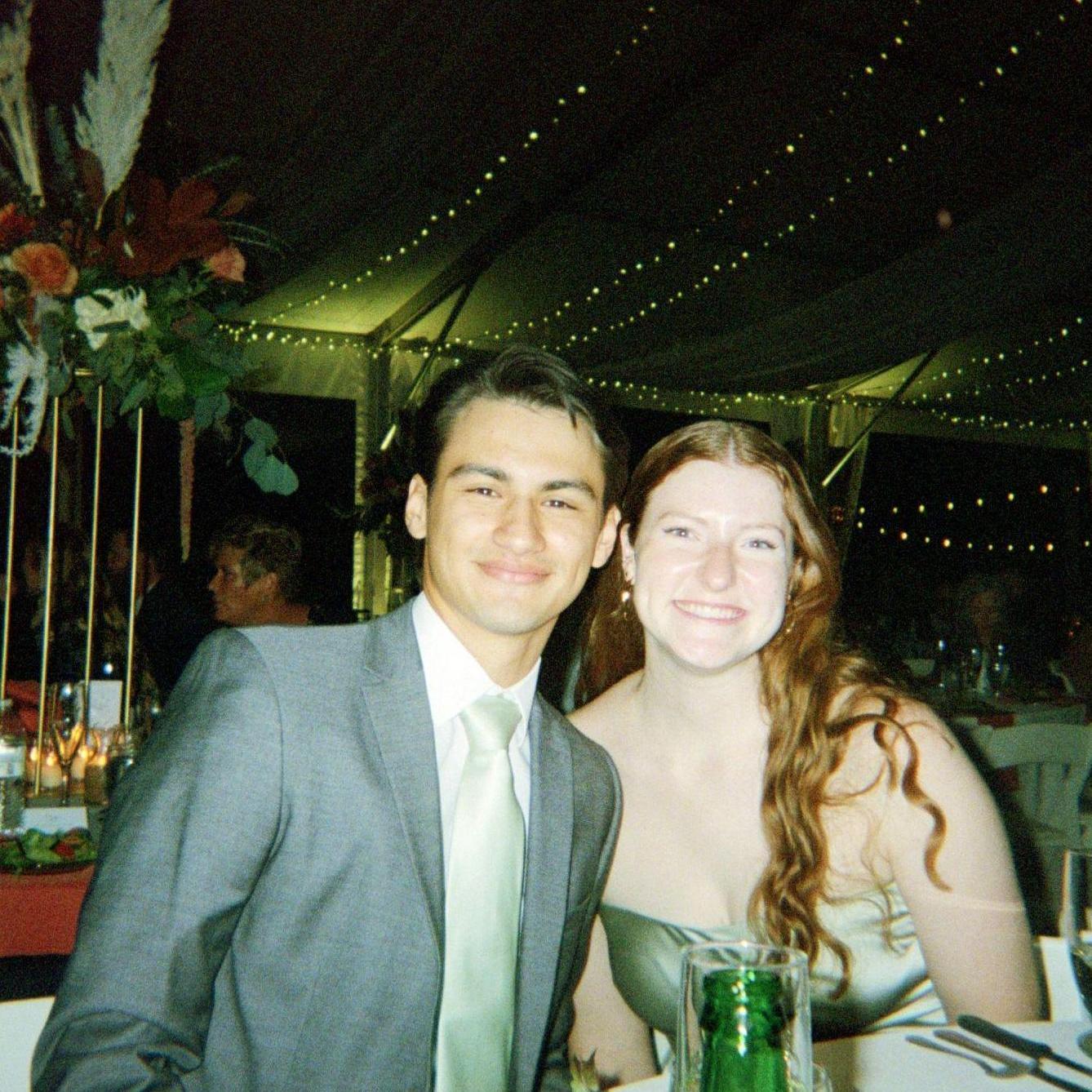 10.28.23 - Amy and Emanuel at a friend's wedding in Pennsylvania.