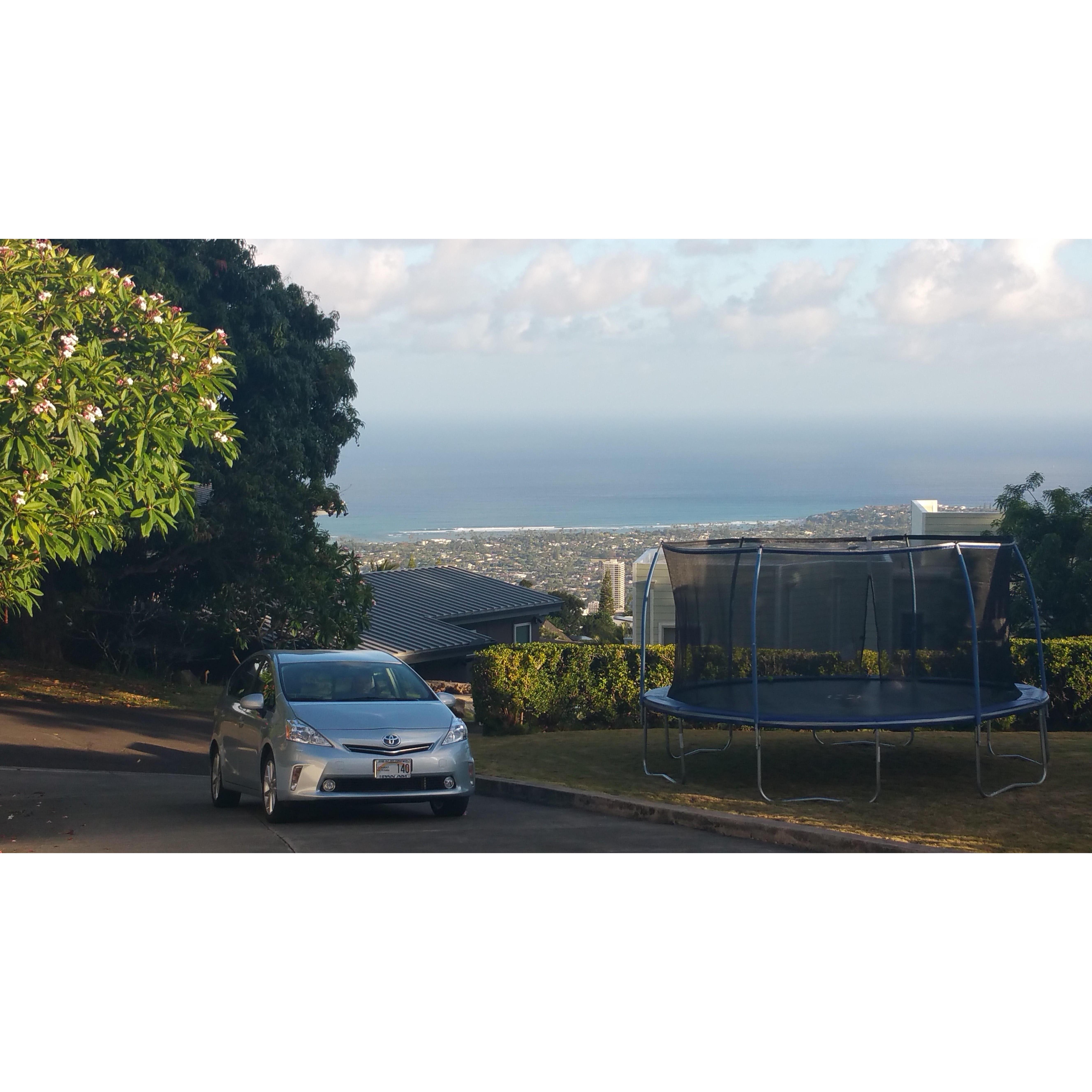 View from the Mosher house Hawaii