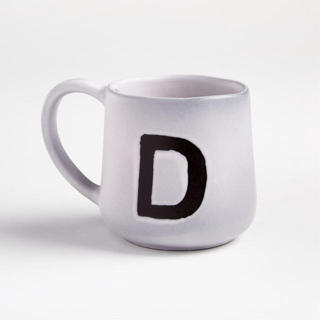 "D" Monogrammed Mug