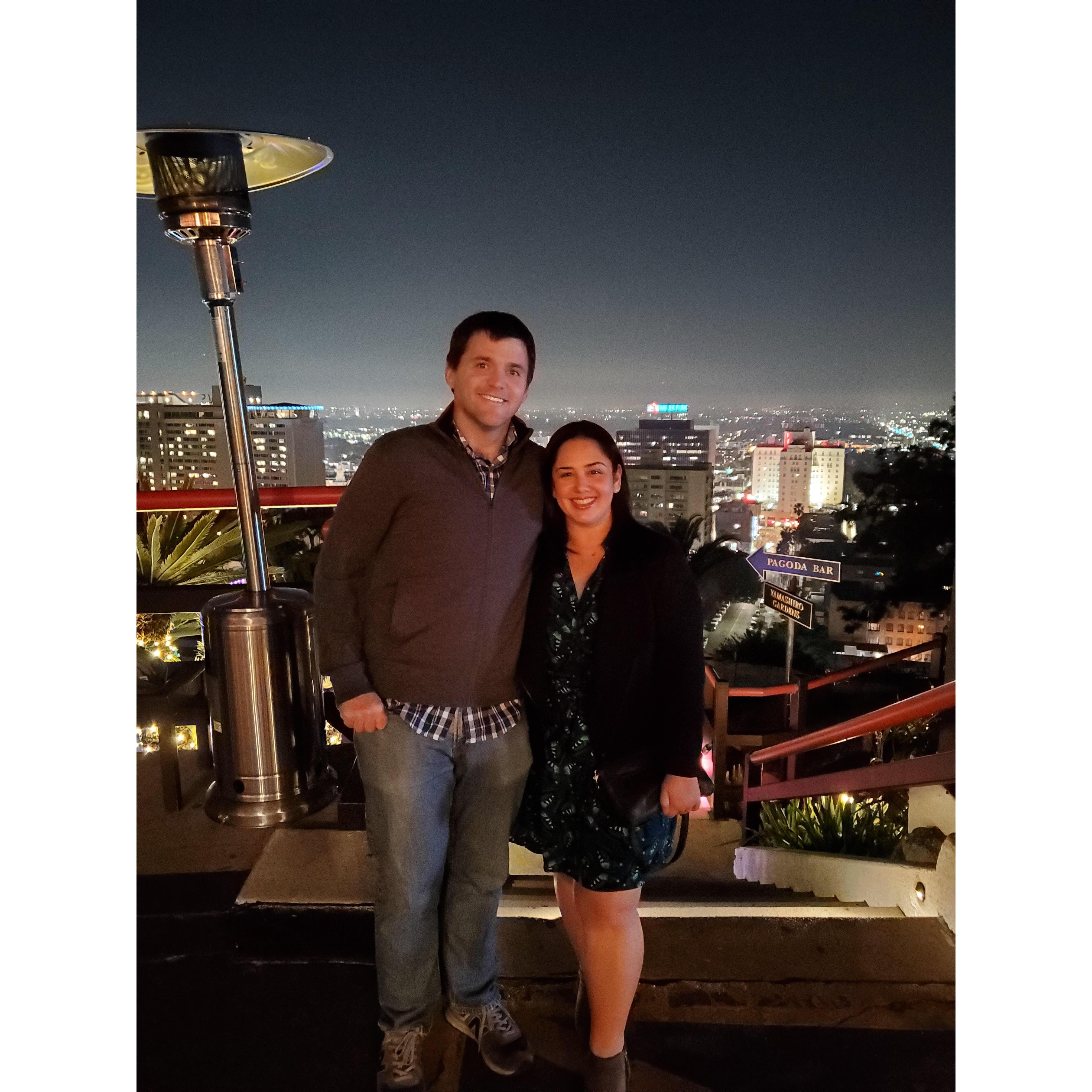 First Anniversary dinner at Yamashiro 2/15/2020