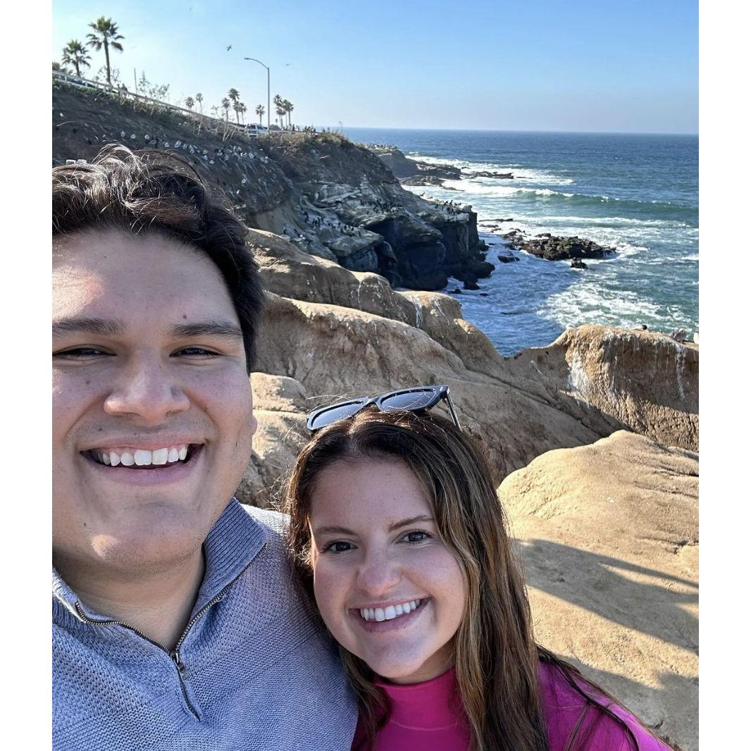 Dan and Trisha in La Jolla, San Diego