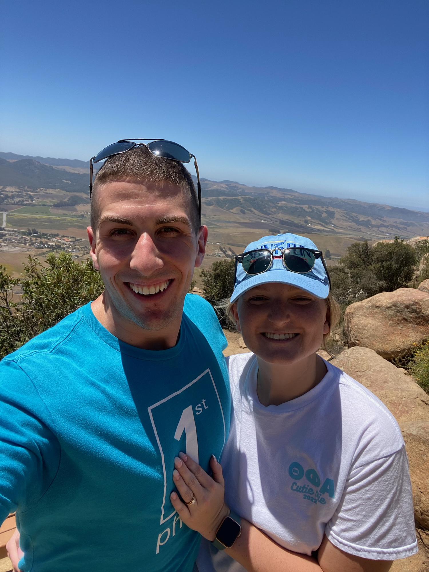 Morning hike the day after the big question!