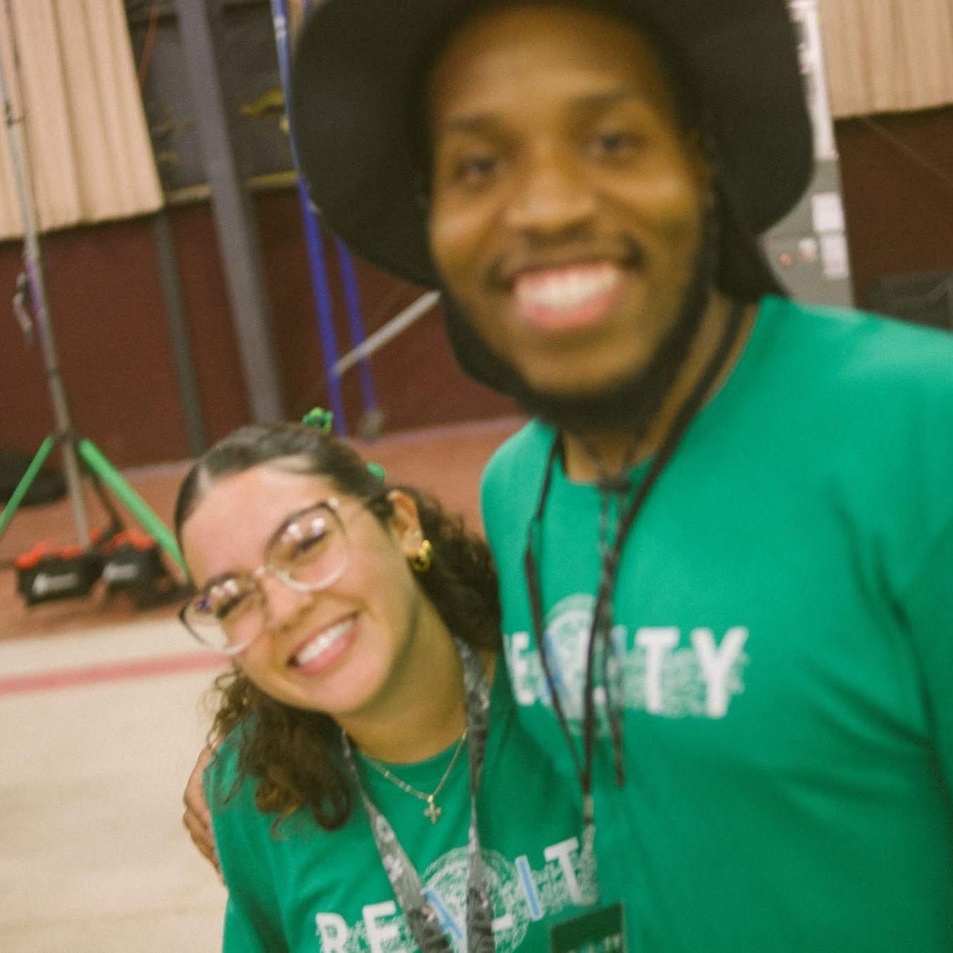 Teen camp counselors