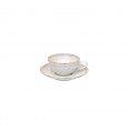 TAORMINA TEA CUP & SAUCER - gold rimmed