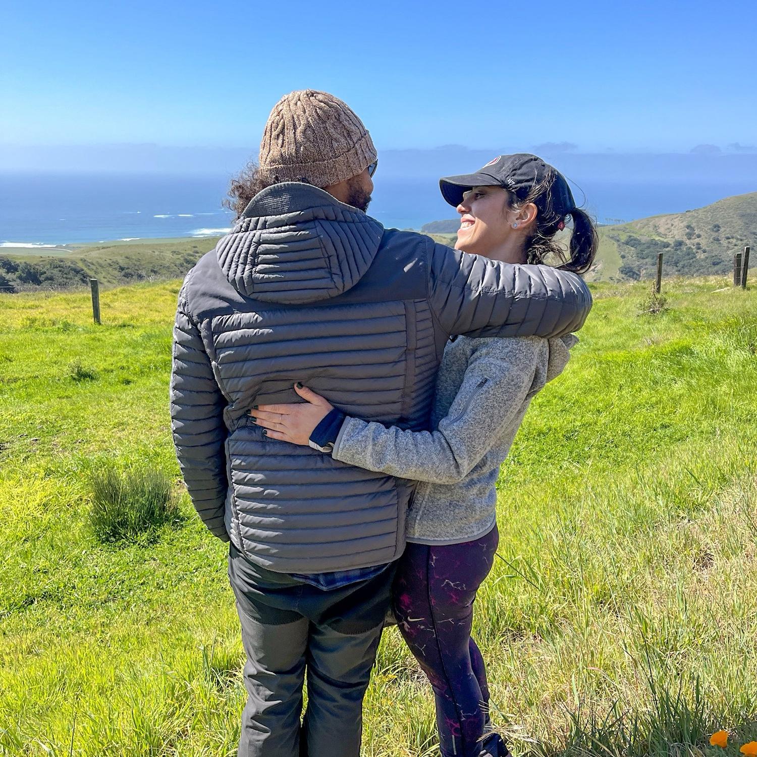 Off-roading pit-stop on the California coast