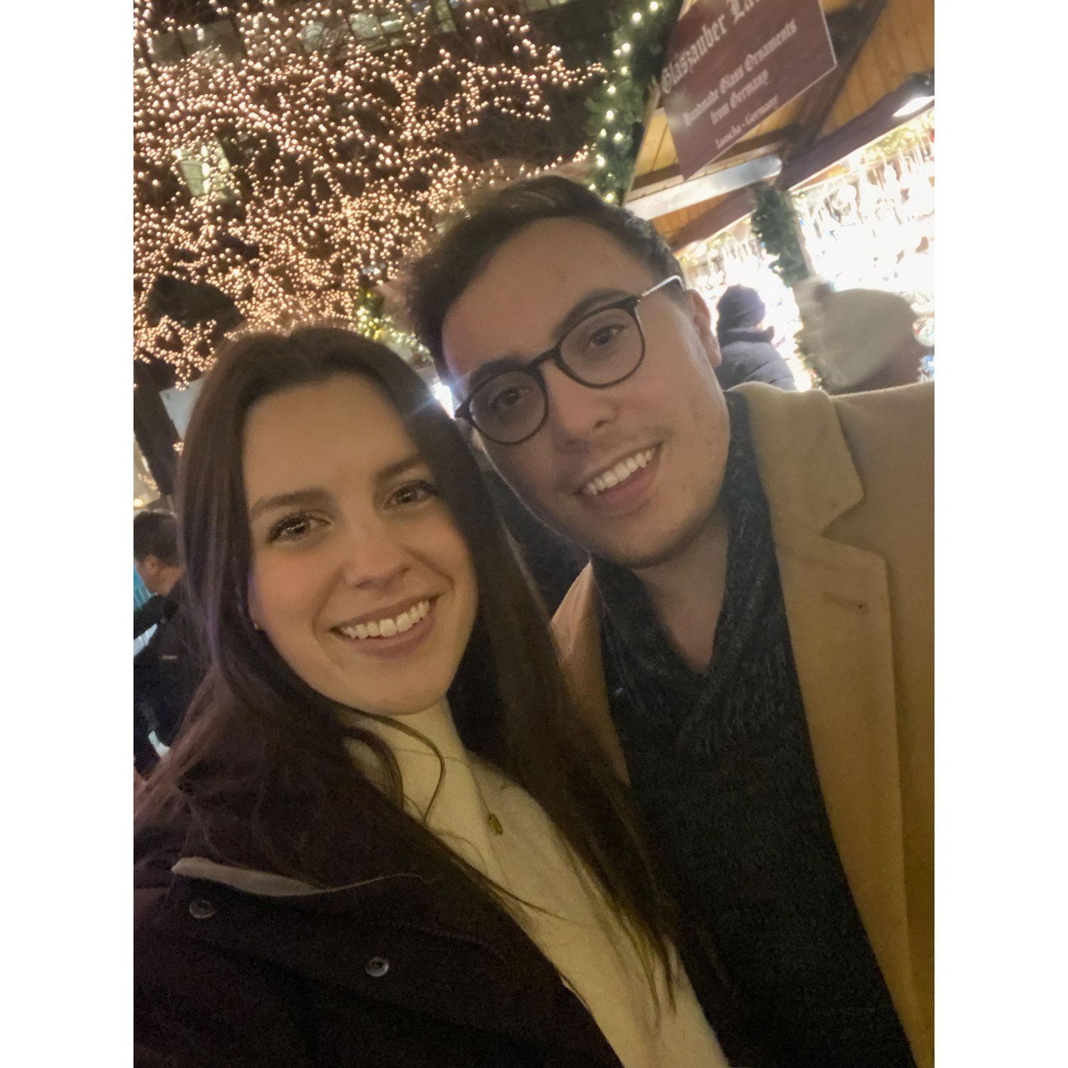 Our first trip to the Christkindlmarket.
