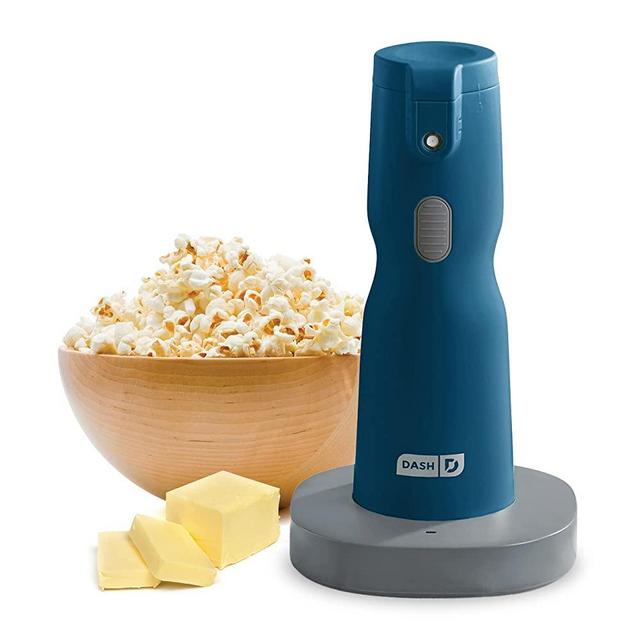 Dash Electric Butter Sprayer, 2 oz Cordless Butter Sprayer for Popcorn, Toast, Entrees and More - Pro Chef Blue