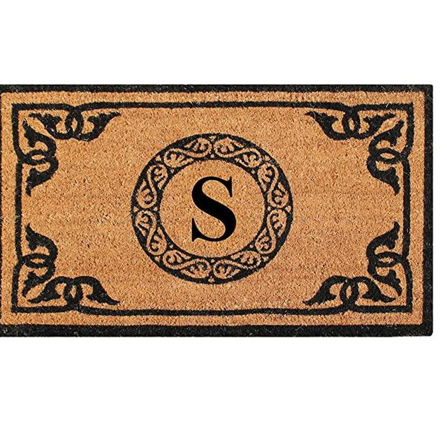 A1 Home Collections Doormat PT3006S First Impression Hand Crafted by Artisans, S, Geneva Floral-24 X39
