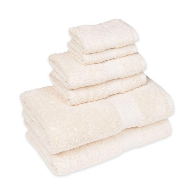 American Dawn 6-Piece Citadel Bath Towel Set in Ivory
