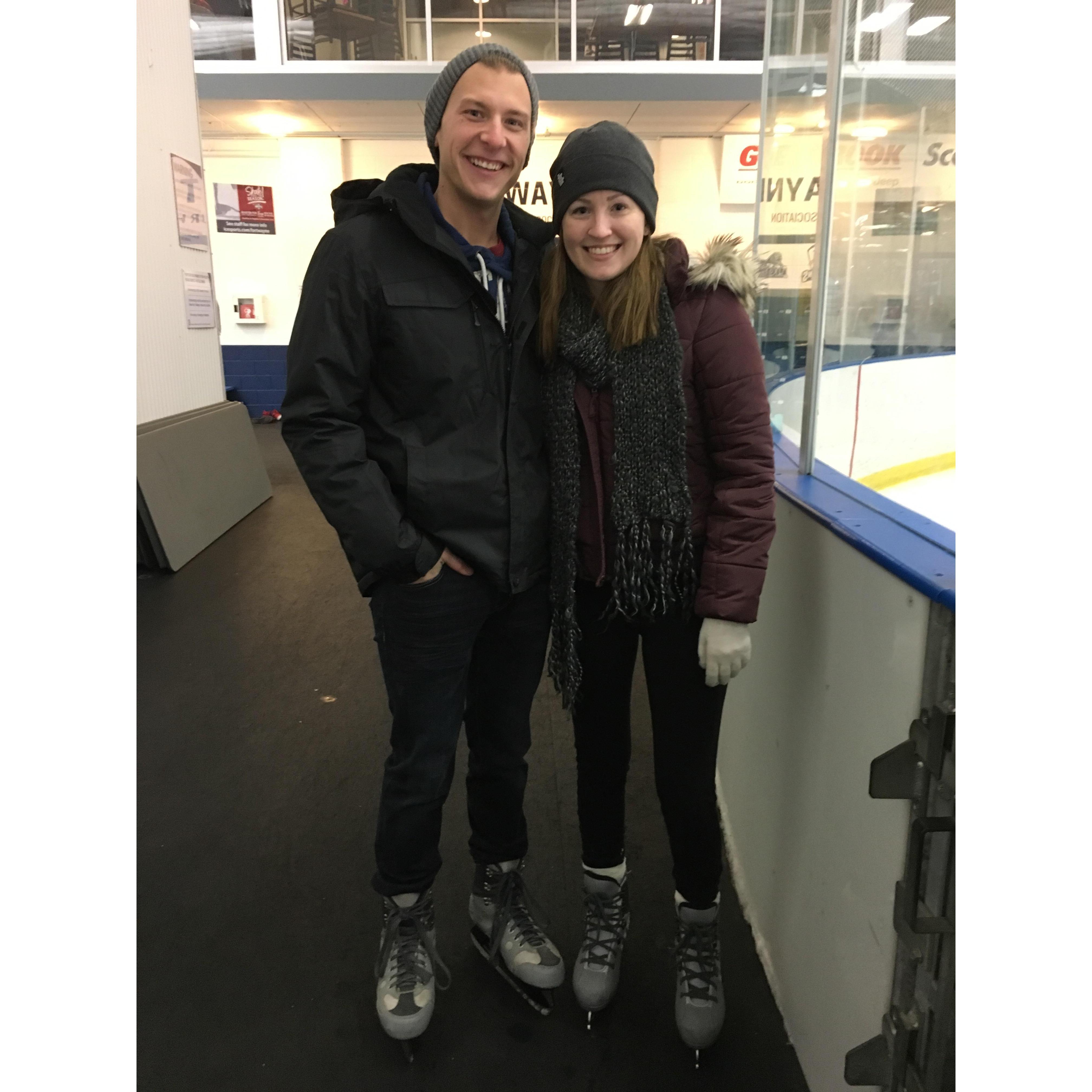 First ice skating adventure!