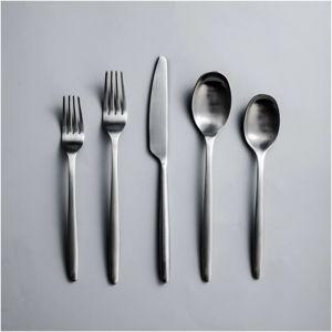 Ava Matte Silver Flatware, 16 Person set | JazzUpCo