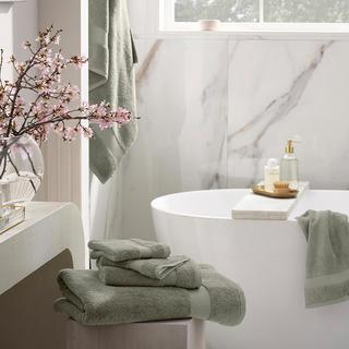 Plush 6-Piece Organic Bath Sheet Set