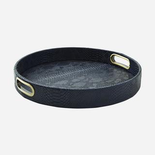 Python Midnight Round Tray