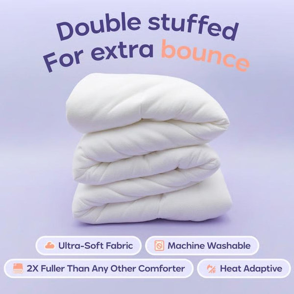 MarshMellow Comforter – Extra Fluffy Double-Stuffed Down Alternative All-Season ComforterMarshMellow Comforter