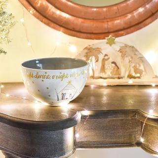 Holy Night Footed Cereal Bowl