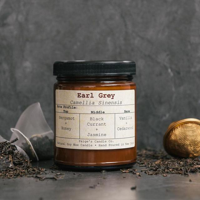 Earl Grey Vegan Soy Wax Candle