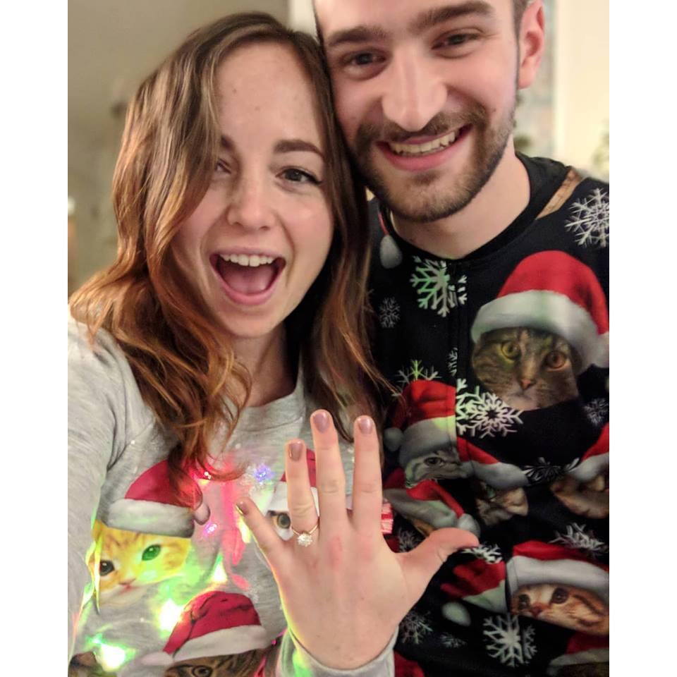 The night we got engaged!