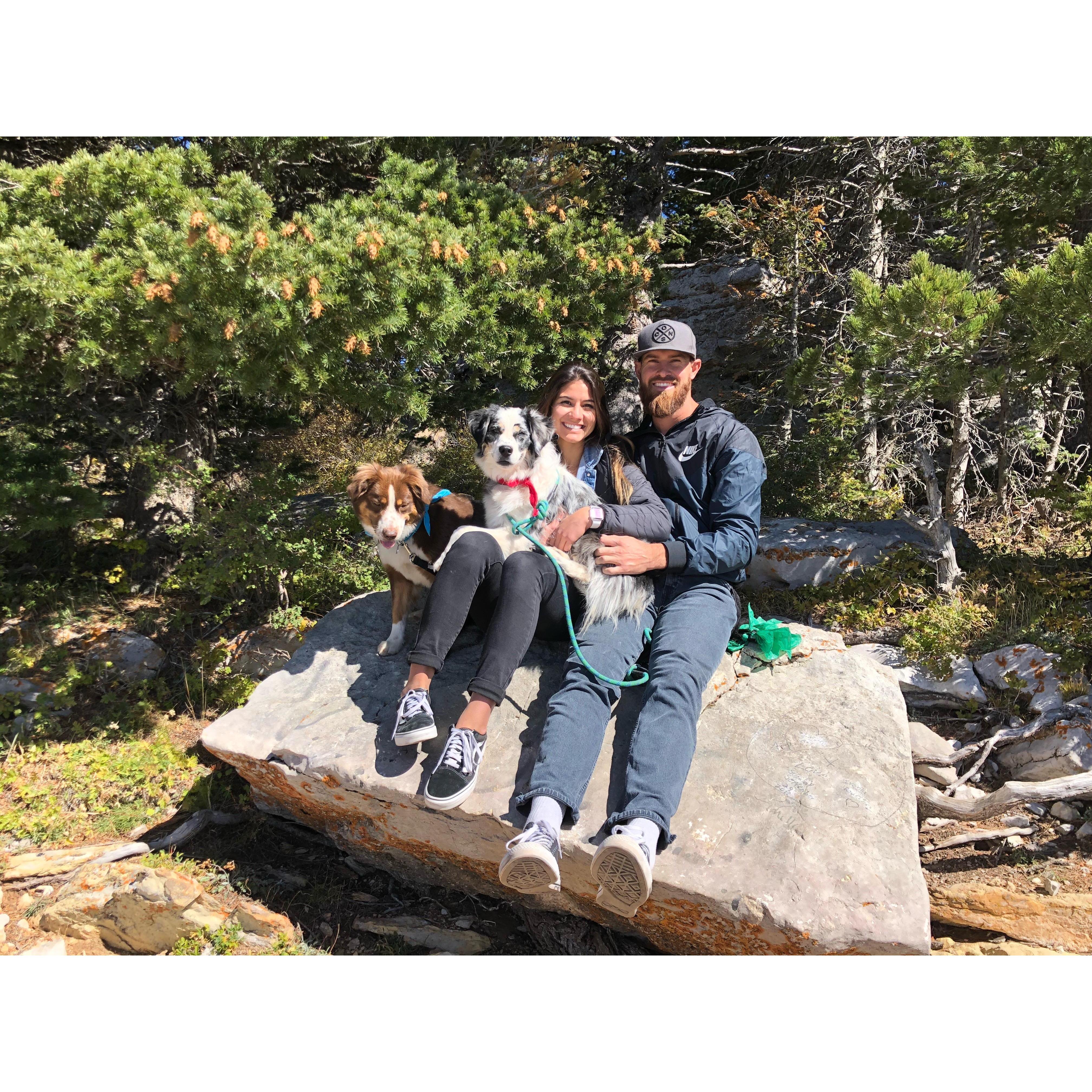 The first family photo
