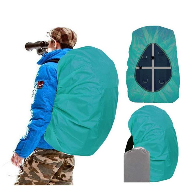 Joy Walker Waterproof Backpack Rain Cover for (15-90L), Upgraded Anti-Slip Cross Buckle Straps, Triple Strengthened Layers for Hiking Camping Traveling