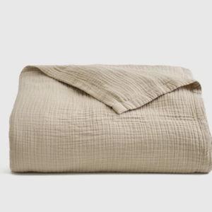 Full/Queen Organic Blanket in Dune