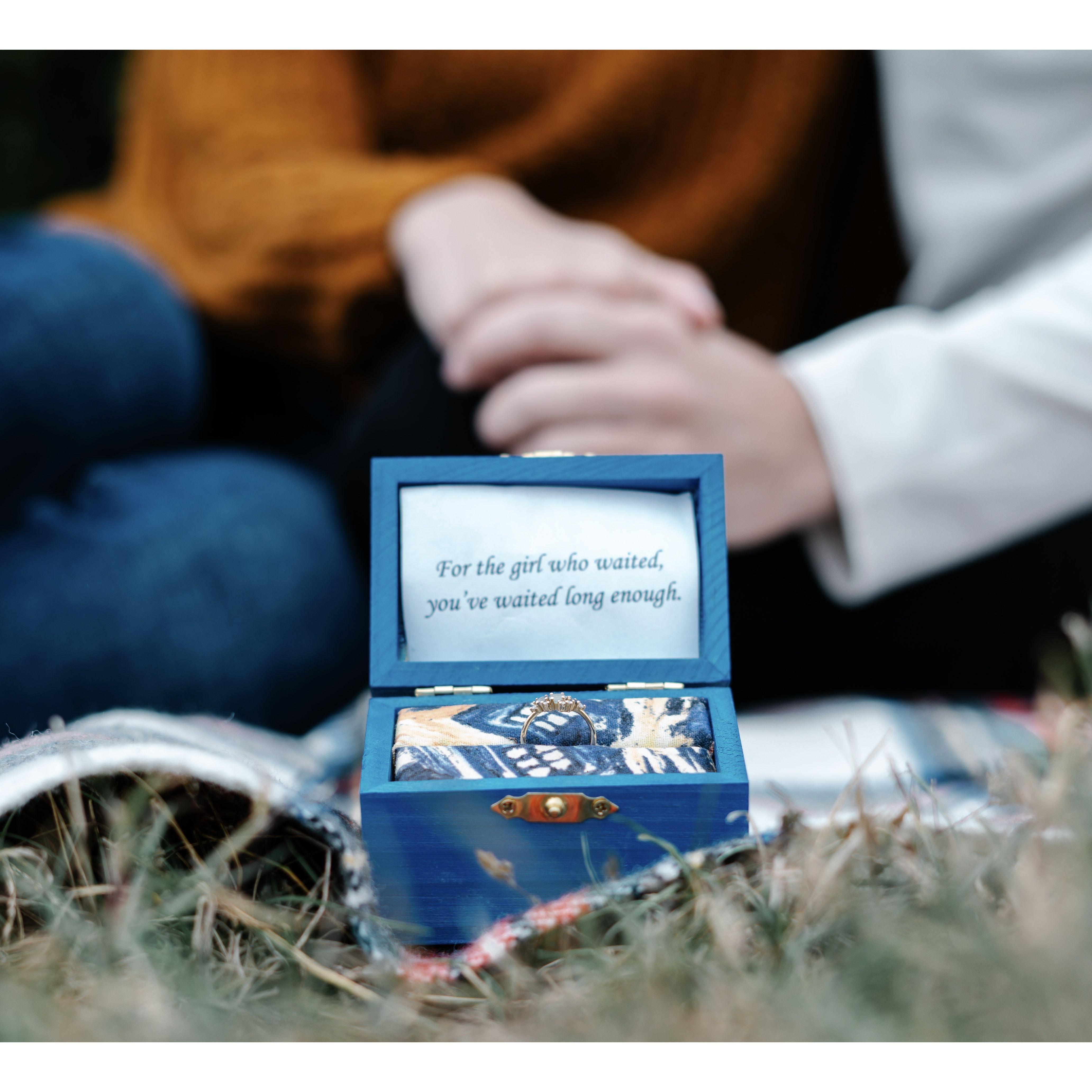 A poignant Doctor Who quote for the proposal 💍