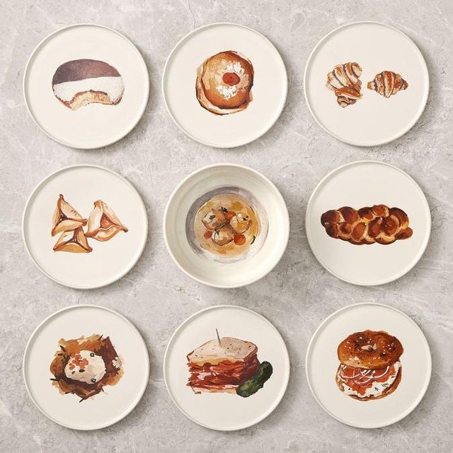 Deli Favorites Stoneware Dinnerware Collection, Set of 8