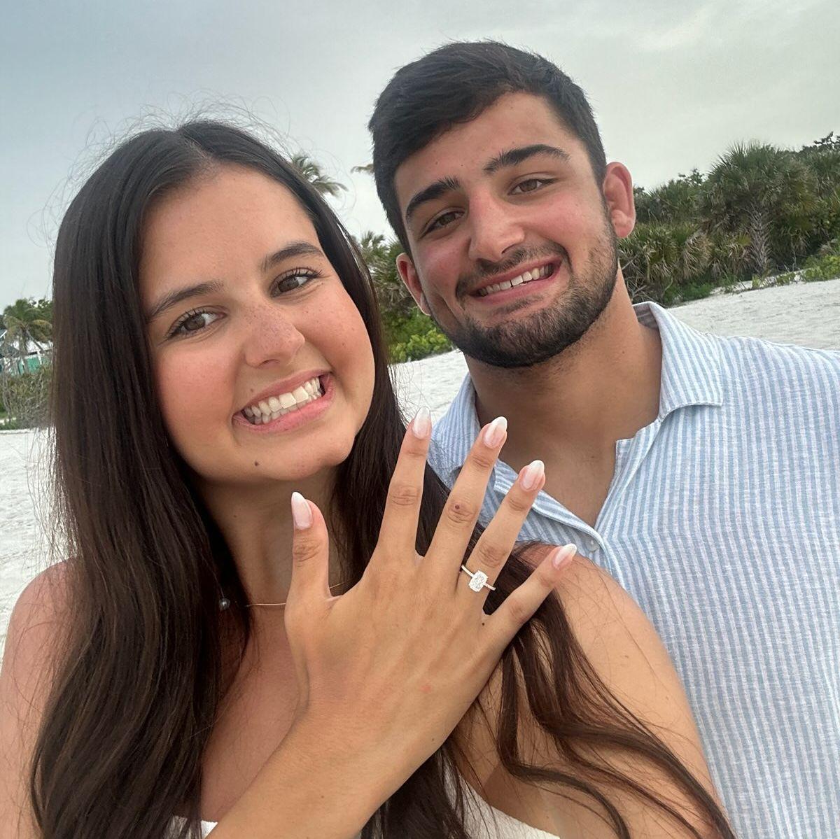Right after Gavin proposed!