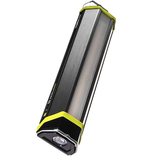 Goal Zero Torch 500 Multi-Use Light. LED Flashlight, 500 Lumen LED Light Solar Lantern. Weatherproof Flashlight. Portable Spotlight and Floodlight. Rechargeable Flashlight with Built-in Solar Panel.