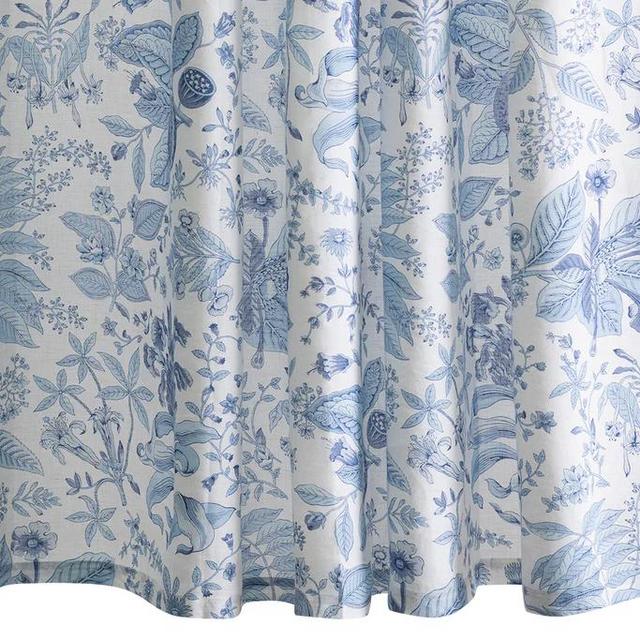 Matouk Schumacher Pomegranate Linen Shower Curtain