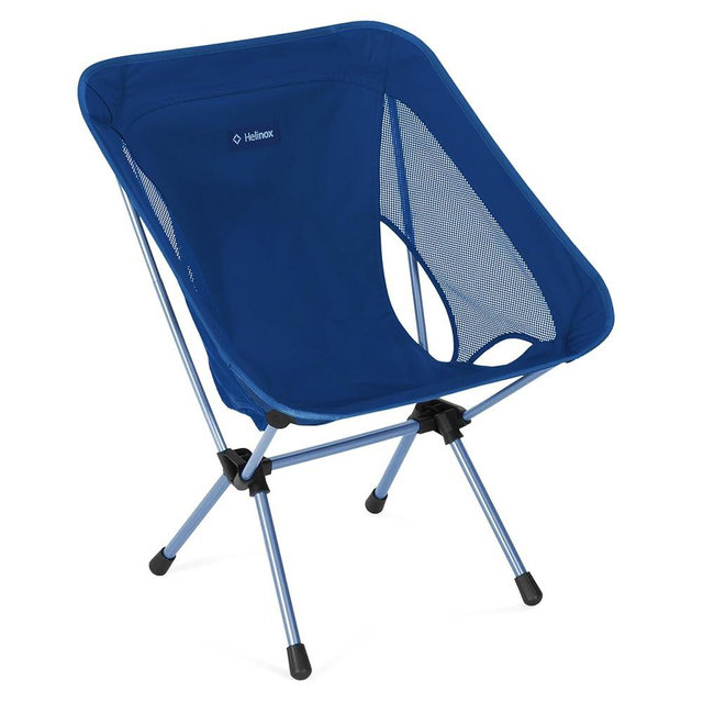 Helinox Chair One (re) High-Performance Camping Chair, 1.97lbs, Lightweight Compact Collapsible Outdoor Chairs, Backpacking, Picnic, Adventures, Blue Block