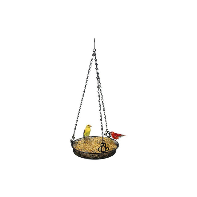 Sorbus Bird Feeder Hanging Tray, Seed Tray For Bird Feeders, Great for Attracting Birds Outdoors, Backyard, Garden