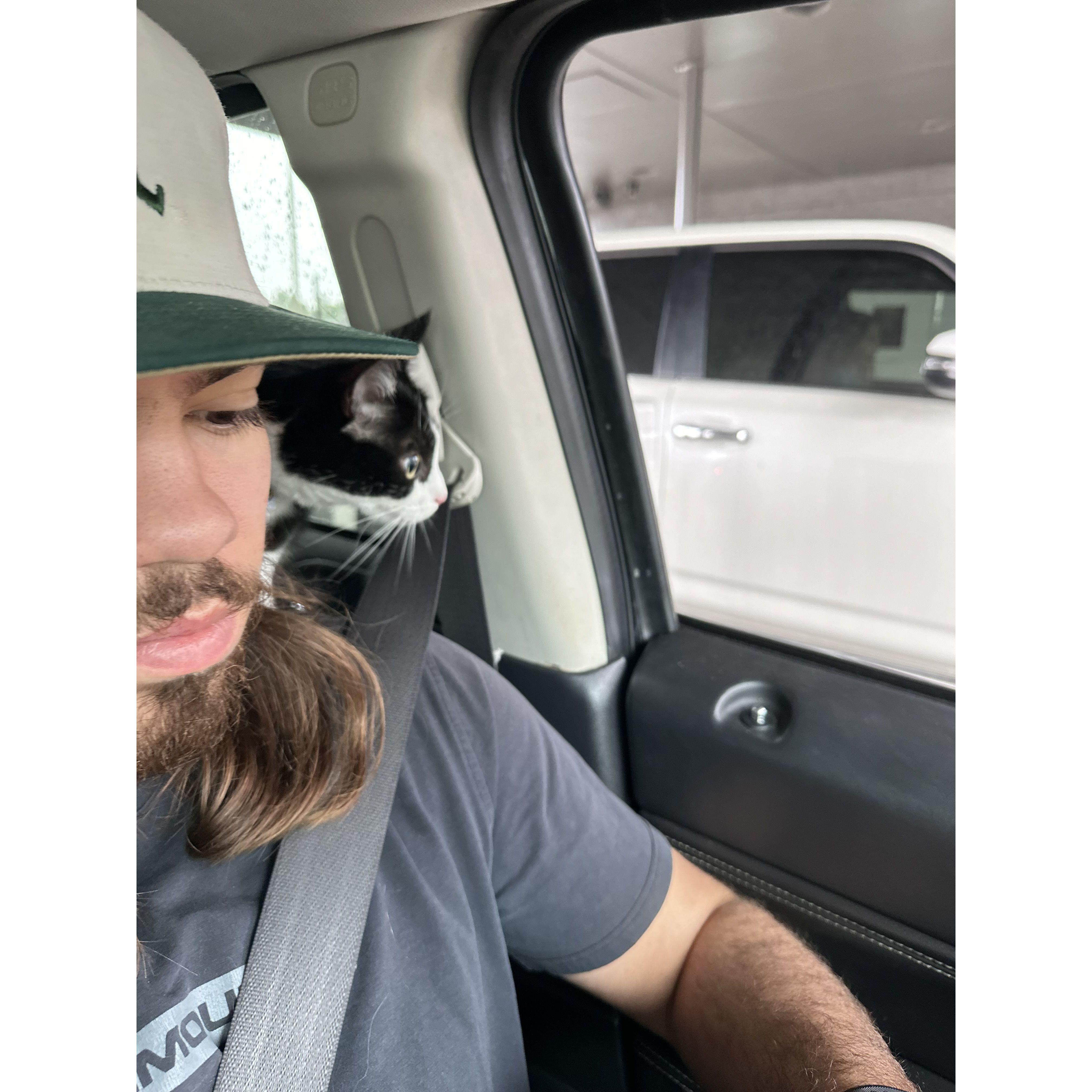 Getting coffee with Donut!