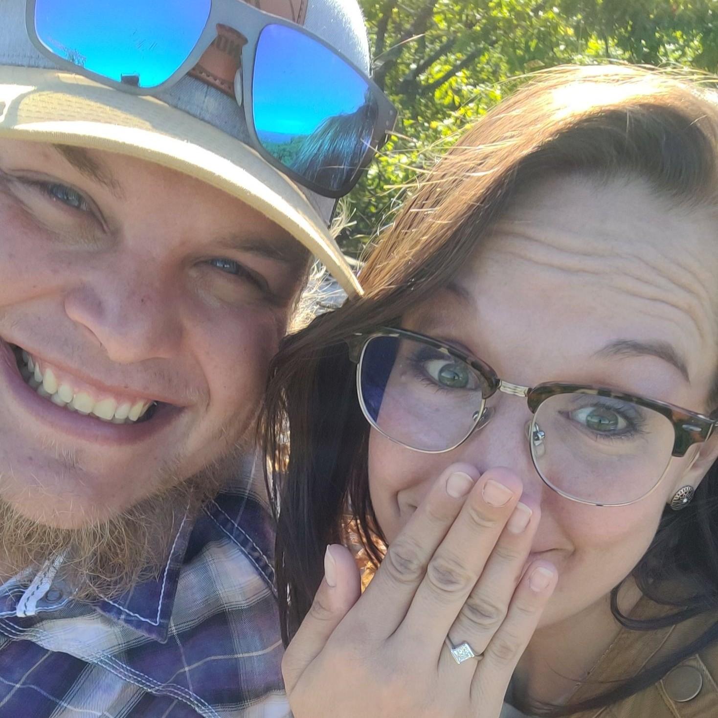 Day we got engaged. Marquette, Michigan