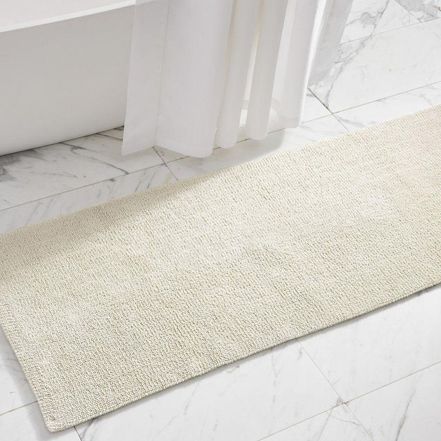 Classic Organic Loop Bath Mat, 24x64", Oatmeal