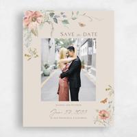 Beige Wedding Save the Date - Aurelia Photo