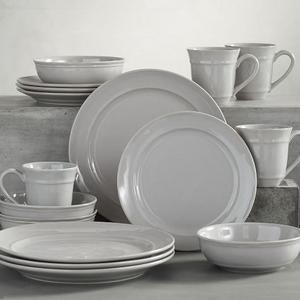 Cambria 16-Piece Dinnerware Set - Gray