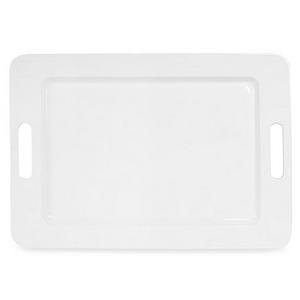 Nevaeh White by Fitz and Floyd - Nevaeh White® by Fitz and Floyd® 18-Inch Rectangular Platter with Handles