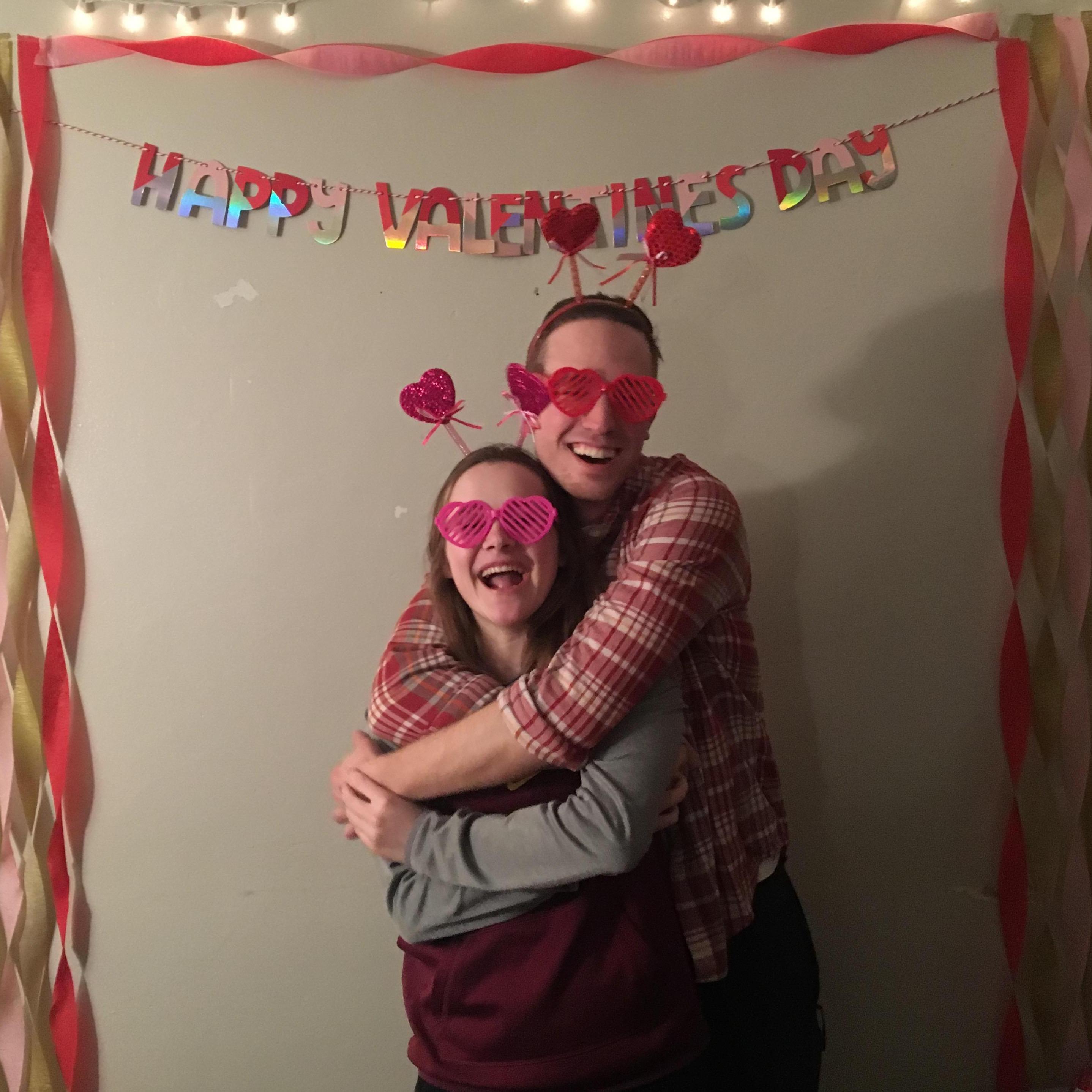 Our first picture together as a couple!