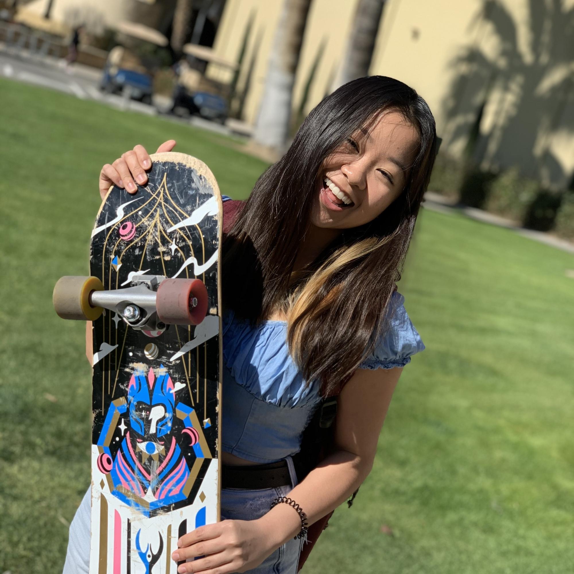 02.14.20, valentine’s day gift (Andrew gave me his first skateboard)